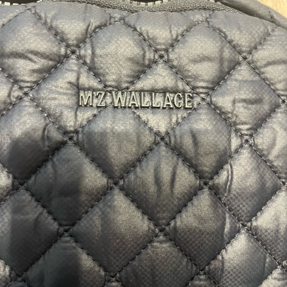 New! Black Quilted City Backpack by MZ Wallace! With pouch! New! - Picture 3 of 8